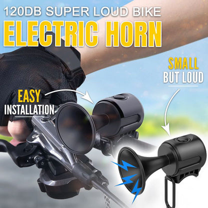 🔥120dB Bocina Eléctrica Super Fuerte para Bicicleta