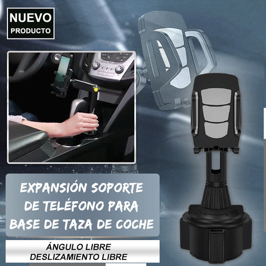 Expansión Soporte de teléfono para base de taza de coche