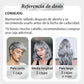 Crema de Tinte para el Cabello Gris Plateado Duradero y No Dañino